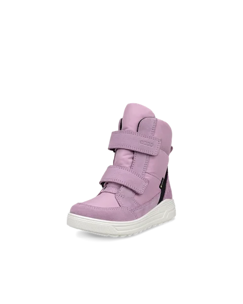 ECCO® Urban Snowboarder bottes d'hiver en daim Gore-Tex pour enfant - Violet - M