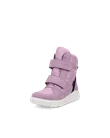 ECCO® Urban Snowboarder bottes d'hiver en daim Gore-Tex pour enfant - Violet - M