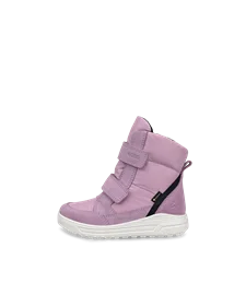 ECCO® Urban Snowboarder Kinder Winterstiefel aus Veloursleder mit Gore-Tex - Lila - O