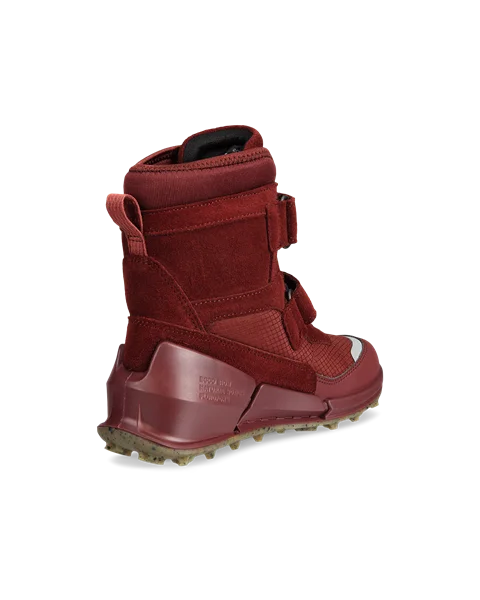 ECCO® Biom K2 barn Gore-Tex vinterstøvel semsket skinn - rød - B