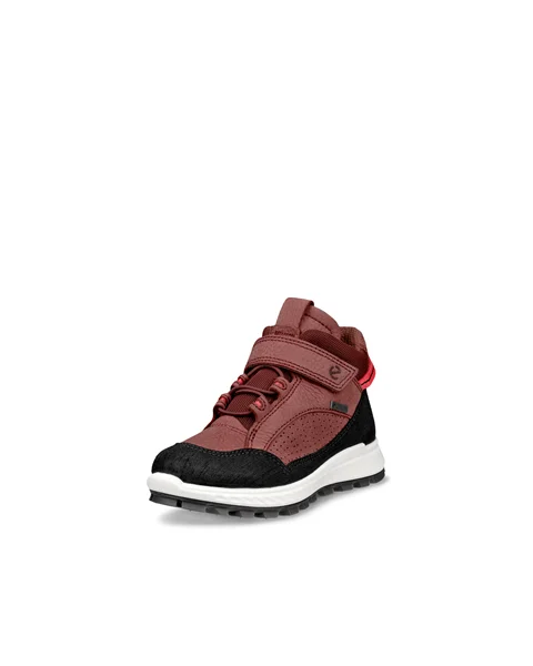 ECCO® Exostrike chaussures en nubuck Gore-Tex pour enfant - Rouge - M