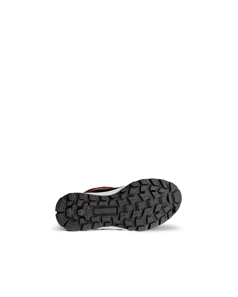 Kids' ECCO® Exostrike Nubuck Gore-Tex Shoe - Red - S