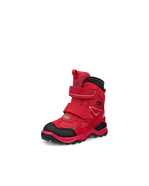 Dziecięce nubukowe buty zimowe Gore-Tex ECCO® Snow Mountain - Czerwony - M