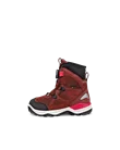 Kids' ECCO® Snow Mountain Nubuck Gore-Tex Winter Boot - Red - O