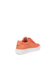 Kids' ECCO® Soft 60 Leather Trainer - Pink - B