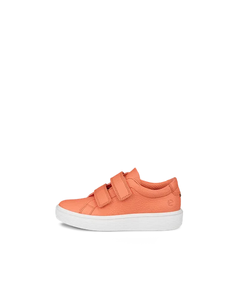ECCO® Soft 60 gyerek bőr sneaker - Rózsaszín - O