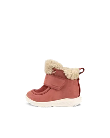 Kids' ECCO® SP.1 Lite Infant Nubuck Waterproof Shoe - Red - O