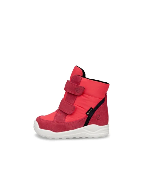 ECCO® Urban Mini bottes mi-hautes en daim Gore-Tex pour enfant - Rouge - O