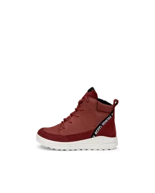 Dziecięce nubukowe buty zimowe Gore-Tex ECCO® Urban Snowboarder - Czerwony - O