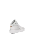 Otroški usnjeni visoki ležerni čevlji ECCO® Soft 60 - bela - B