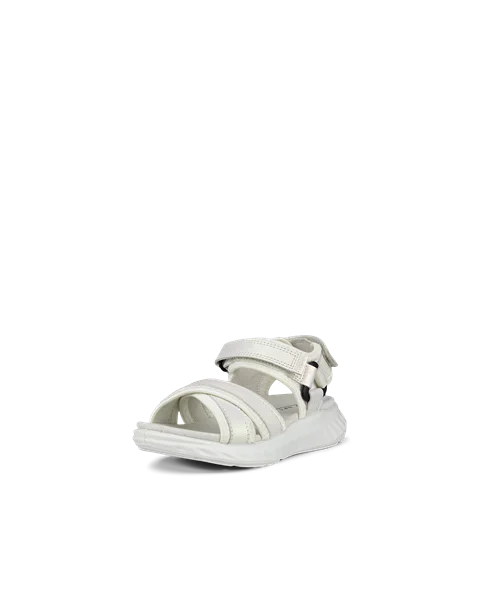 Otroški sandali iz tkanine in usnja ECCO® SP.1 Lite - bela - M