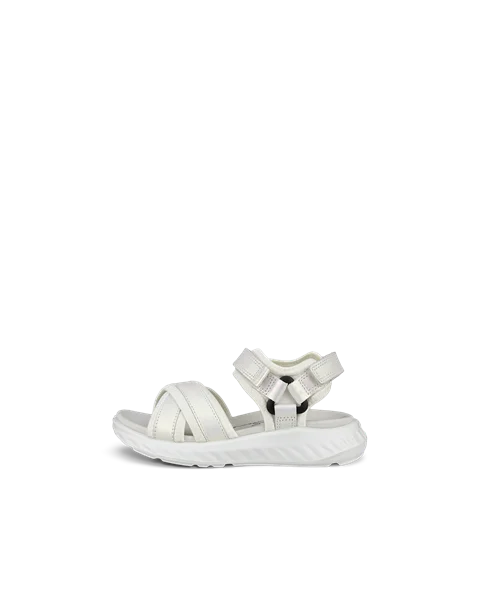 Otroški sandali iz tkanine in usnja ECCO® SP.1 Lite - bela - O
