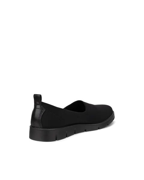 Ženski slip-on čevlji iz blaga ECCO® Bella - črna - B