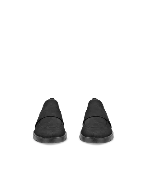ECCO® Bella Damen Nubuk-Loafer - Schwarz - Front_Pair