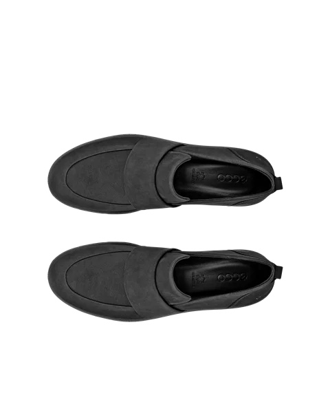 ECCO® Bella Damen Nubuk-Loafer - Schwarz - Top_Left_Pair