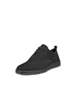 Damskie sznurowane buty z nubuku ECCO® Bella - Czarny - M