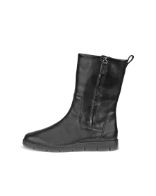 Women's ECCO® Bella Leather High-Cut Boot - Black - O