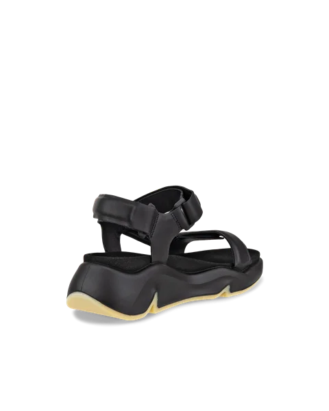 ECCO® Chunky Sandal chunky sandaler i læder til damer - Sort - B