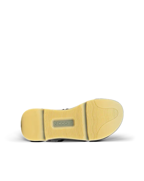 ECCO® Chunky Sandal ādas platformas sandales sievietēm - Melns - S