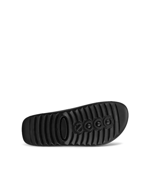 Women's ECCO® Cozmo PF Leather Sandal - Black - S