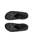 ECCO® Cozmo PF Dames leren sandaal - Zwart - Top_Left_Pair