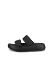 Dámske kožené sandále 2 remienky ECCO® Cozmo PF - Čierna - O