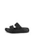 ECCO® Cozmo PF sandaler i læder med to remme til damer - Sort - O