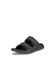 ECCO® Cozmo Sandal sandaler i læder med to remme til damer - Sort - M
