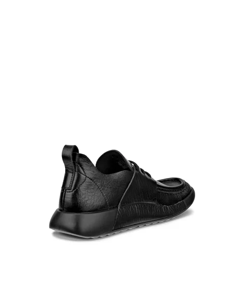 ECCO® Cozmo Shoe odiniai batai su mokasinine siūle moterims - Juodas - B