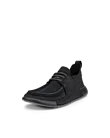 Ženski čevlji z vidnimi šivi iz nubuk usnja ECCO® Cozmo - črna - M