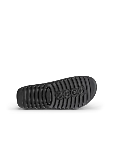 Ženski čevlji z vidnimi šivi iz nubuk usnja ECCO® Cozmo - črna - S