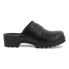 ECCO® Comfort Clog sabots cuir pour femme - Noir - Outside