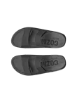 ECCO® Cozmo ženske kožne sandale s dvjema trakama - Crno - Top_Left_Pair