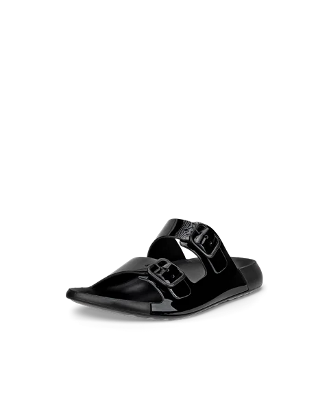 ECCO® Cozmo Damen Ledersandale mit zwei Riemen - Schwarz - M