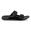 Dámske kožené sandále 2 remienky ECCO® Cozmo - Čierna - Outside