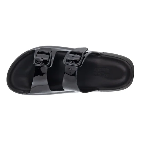Dámske kožené sandále 2 remienky ECCO® Cozmo - Čierna - Top