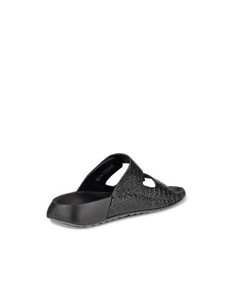 ECCO® Cozmo sandaler i læder med to remme til damer - Sort - B