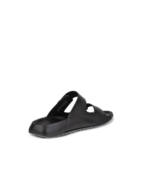 ECCO® Cozmo sandale en cuir deux brides pour femme - Noir - B