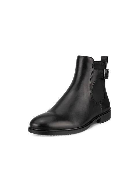 Women's ECCO® Dress Classic 15 Leather Chelsea Boot - Black - M