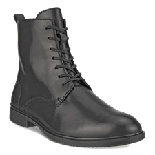 Women's ECCO® Dress Classic 15 Leather Lace-Up Boot - Black - Main