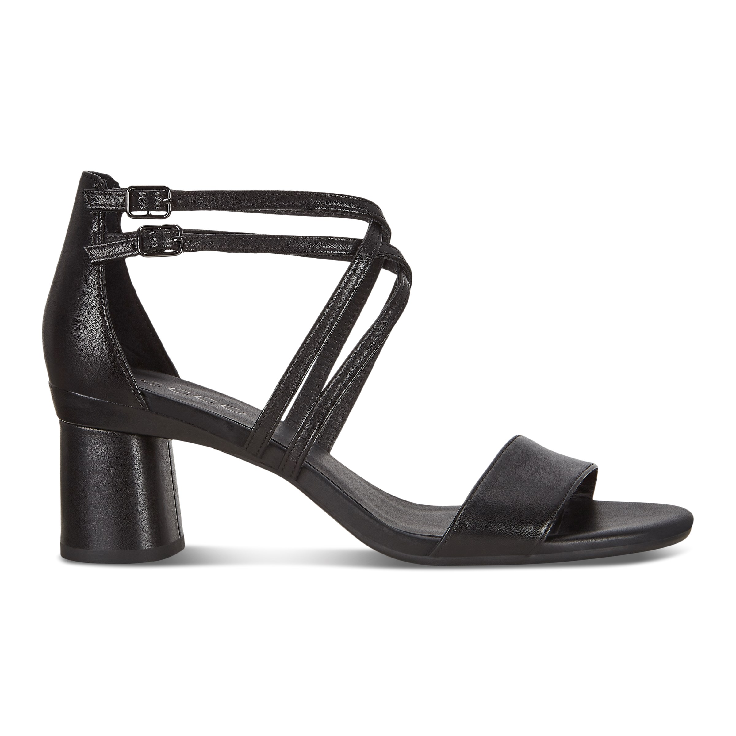 ecco block sandal