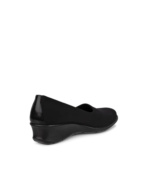 Ženski slip-on čevlji iz raztegljivega tekstila ECCO® Felicia - črna - B