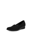 ECCO® Felicia chaussures sans lacet en toile stretch pour femme - Noir - M