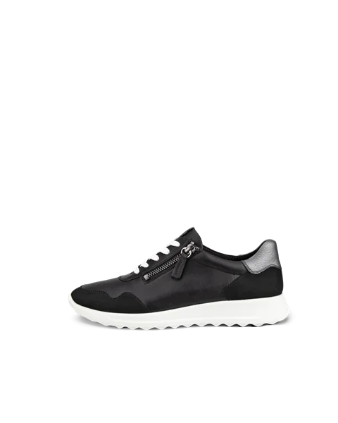ECCO® Flexure Runner sneakers i læder til damer - Sort - O