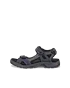 ECCO® Flowt Damen Flache Nubuksandale - Schwarz - O