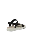 ECCO® Flowt Damen Flache Nubuksandale - Schwarz - B
