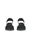 ECCO® Flowt LX sandale compensée cuir pour femme - Noir - Front_Pair