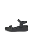 ECCO® Flowt LX sandaler i læder med kilehæl til damer - Sort - O