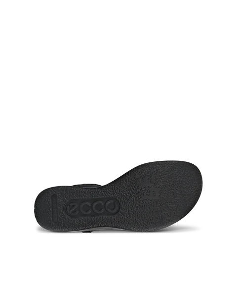 ECCO® Flowt LX sandale compensée cuir pour femme - Noir - S