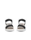ECCO® Flowt Wedge LX Damen Nubukleder Sandale mit Keilabsatz - Schwarz - Front_Pair
